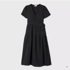 Universal Thread Gauze Wrap Dress